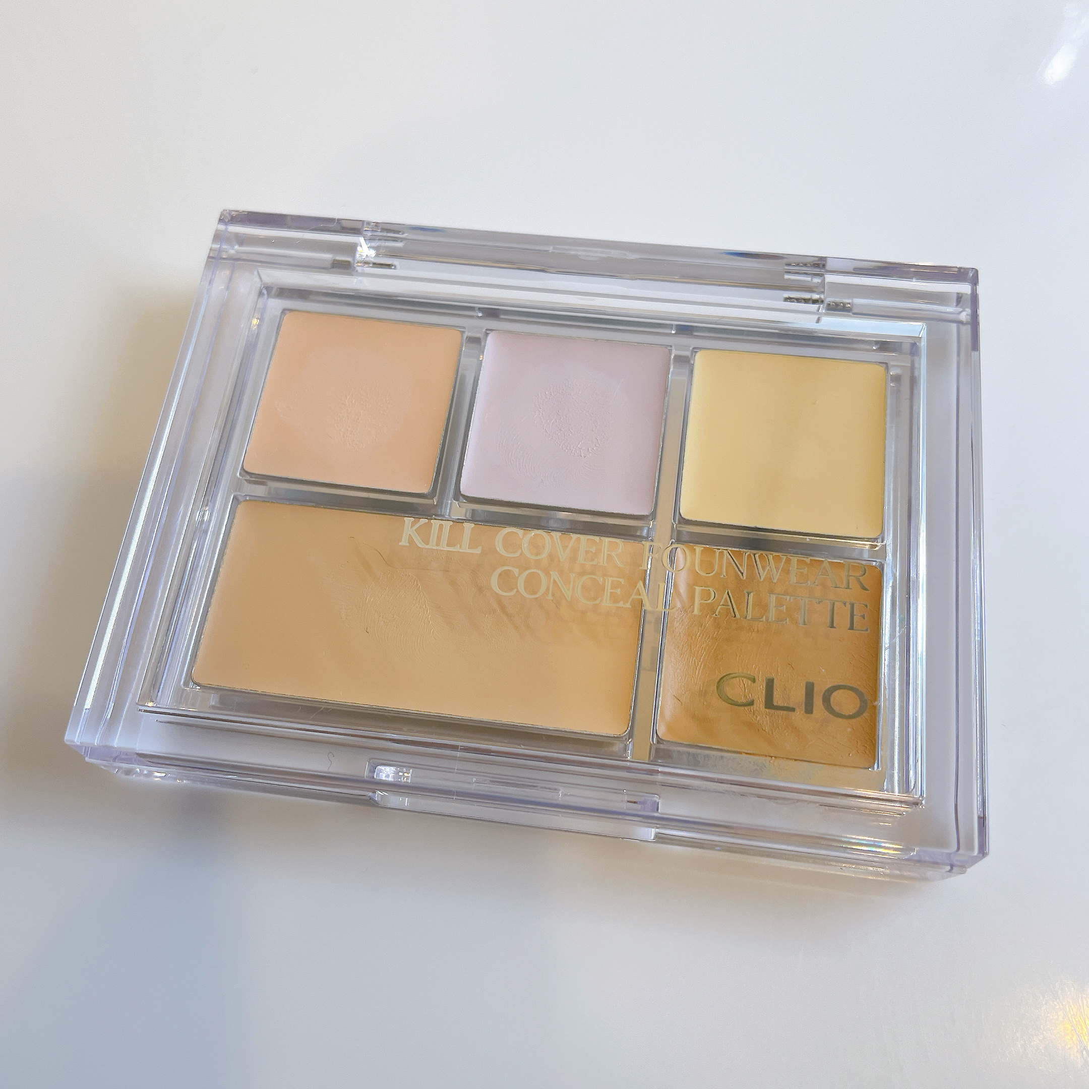キル カバー ファンウェア コンシール パレット 01 PURE JOY/CLIO/パレットコンシーラーを使ったクチコミ（1枚目）