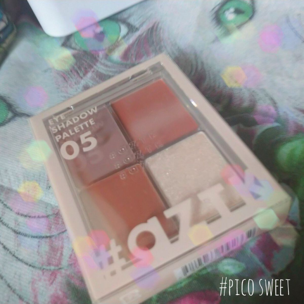 4色アイシャドウパレット 05 クーリッシュアンジュ/aZTK/アイシャドウパレットを使ったクチコミ（1枚目）