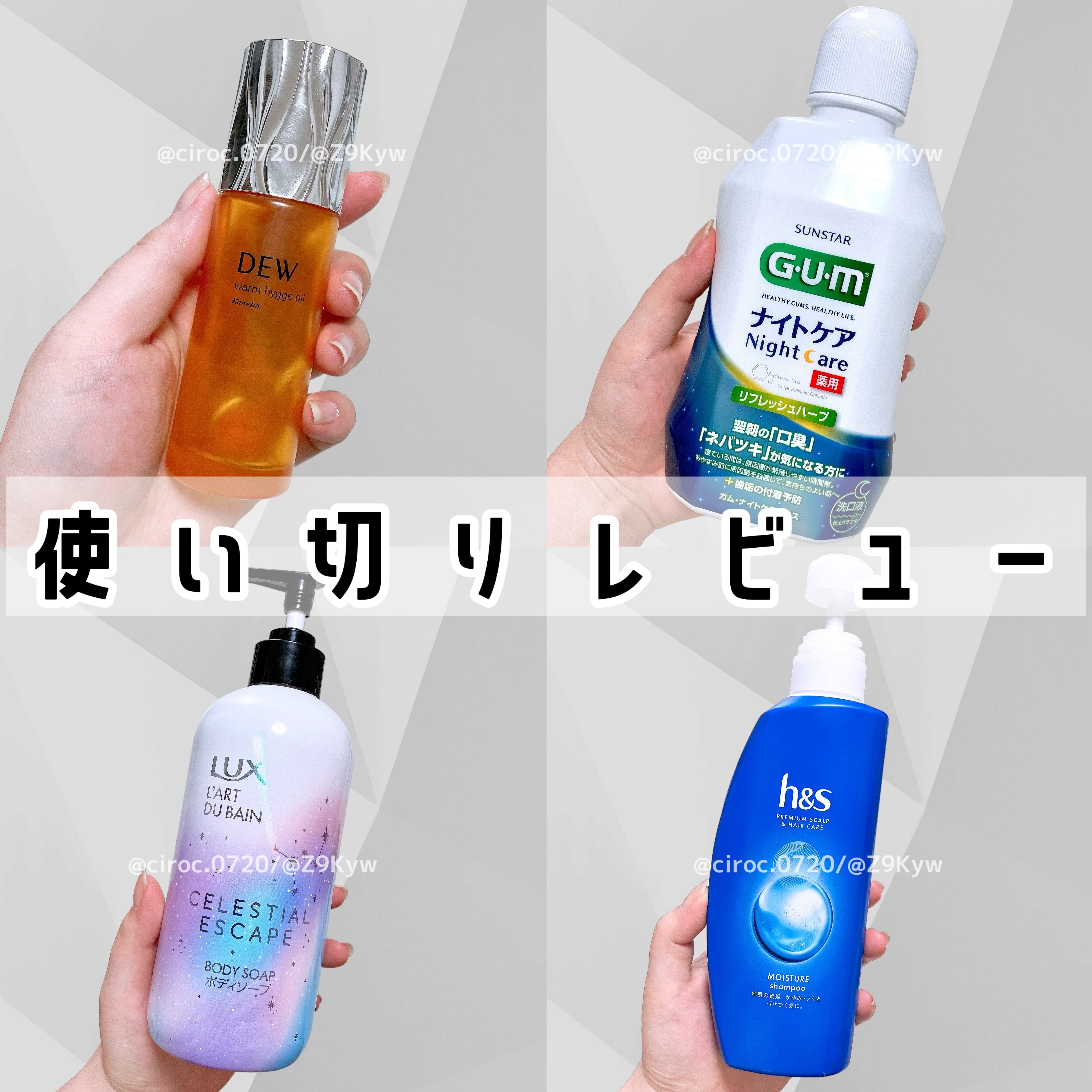 モイスチャー シャンプー／コンディショナー｜h&s他、3商品を