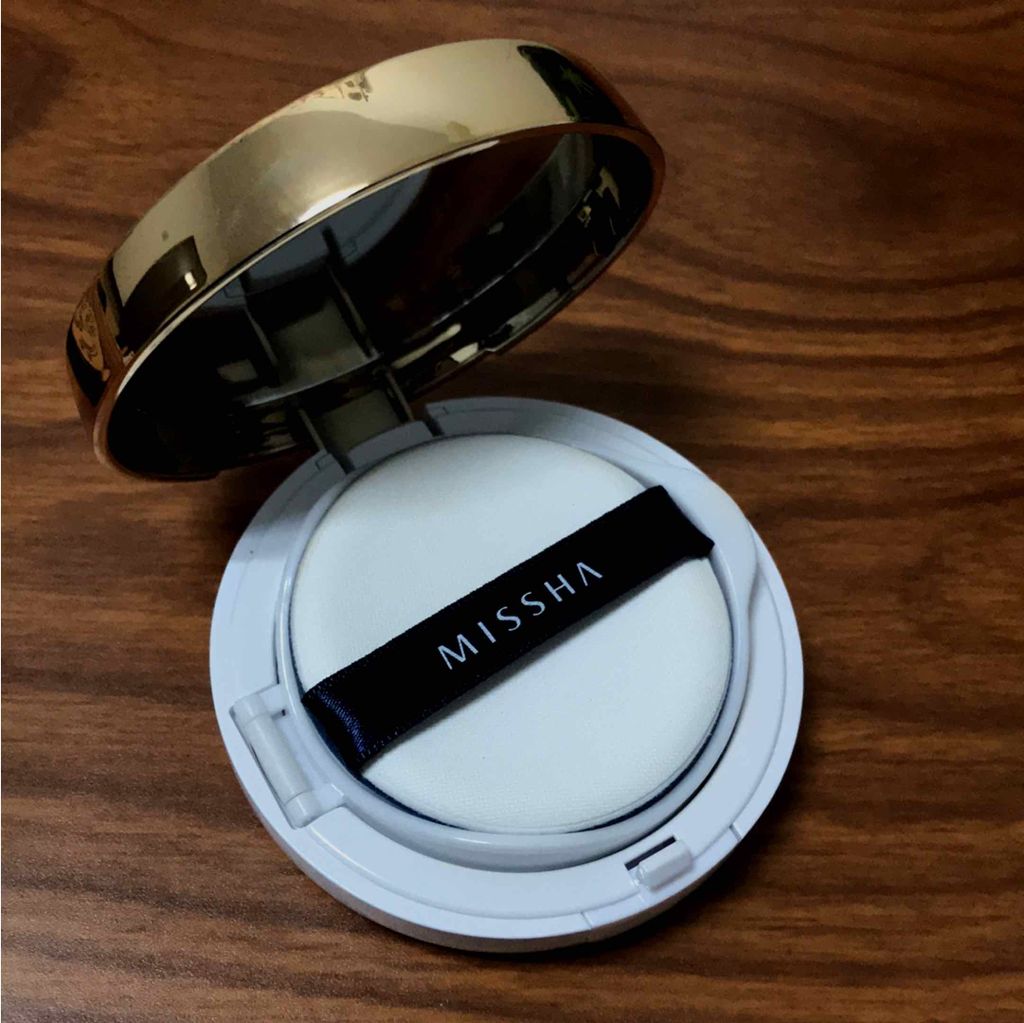 M クッション ファンデーション(モイスチャー)/MISSHA/クッションファンデーションを使ったクチコミ(2枚目)