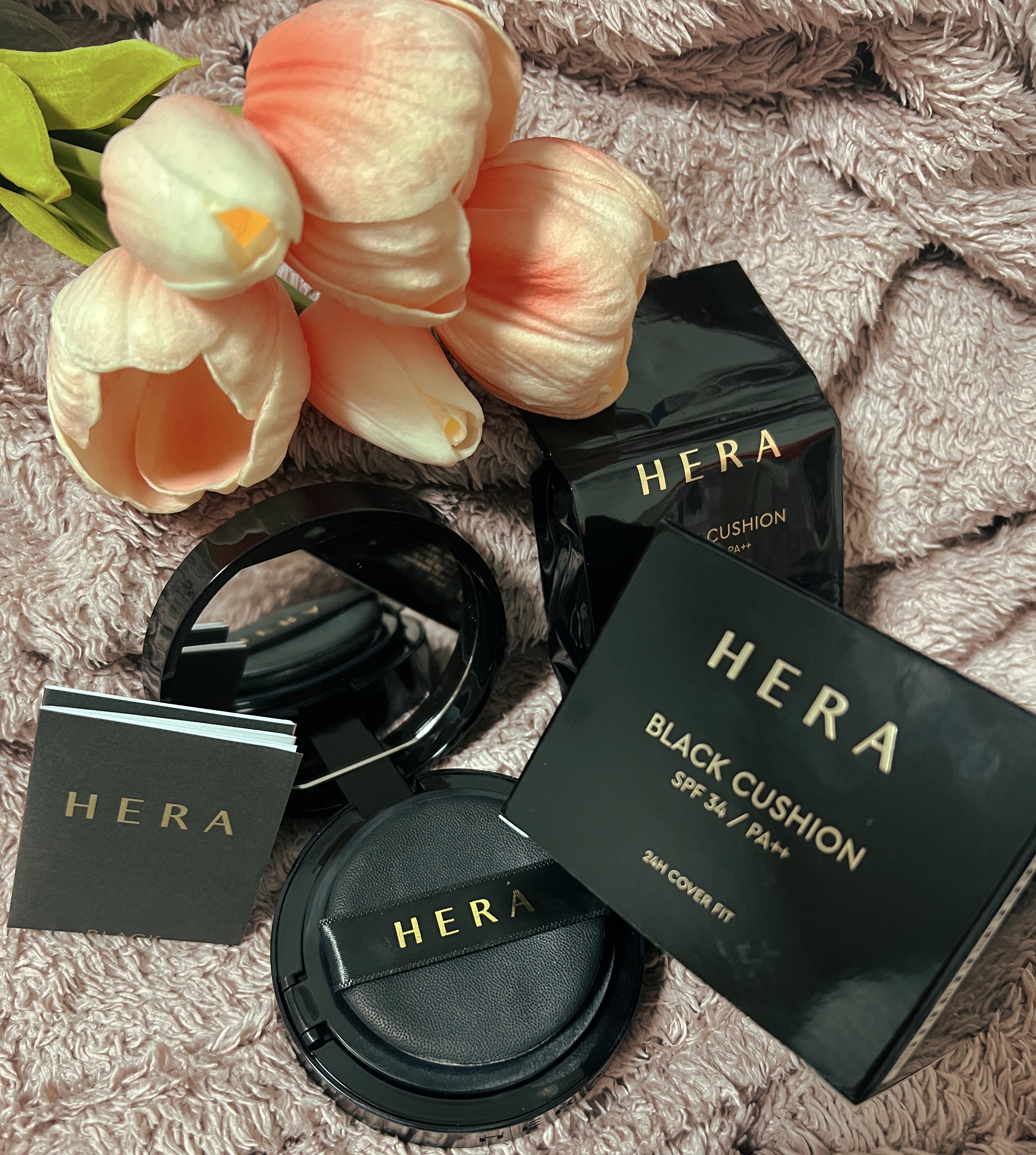 ブラック クッション/HERA/クッションファンデーションを使ったクチコミ（2枚目）