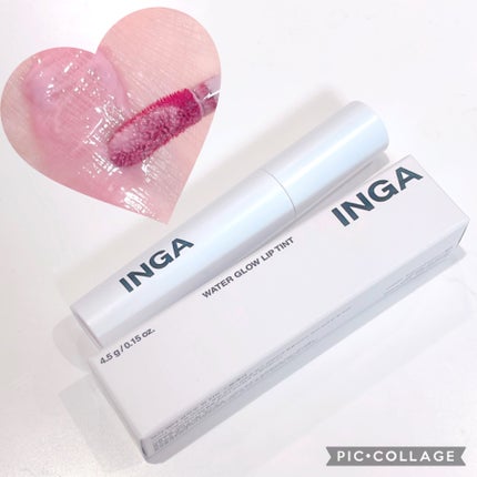 ウォーターグローリップティント/INGA/リップティントを使ったクチコミ(1枚目)