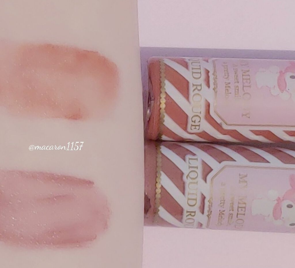 MMリキッドルージュ/セリア/リップグロスを使ったクチコミ（2枚目）