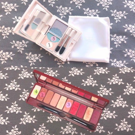 フローレスグロウ リッドテクスチャー アイシャドウ/CHICCA/アイシャドウパレットを使ったクチコミ(2枚目)