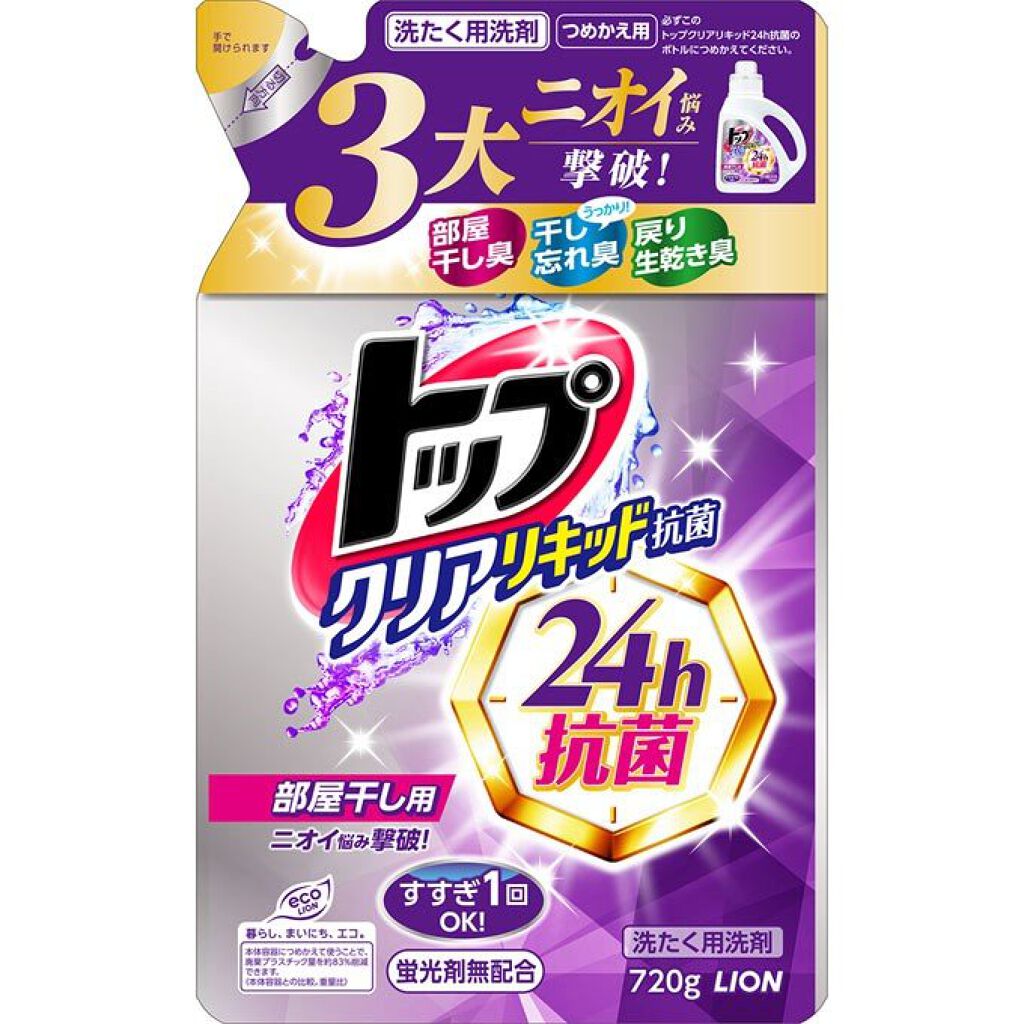 トップクリアリキッド抗菌 つめかえ用720g