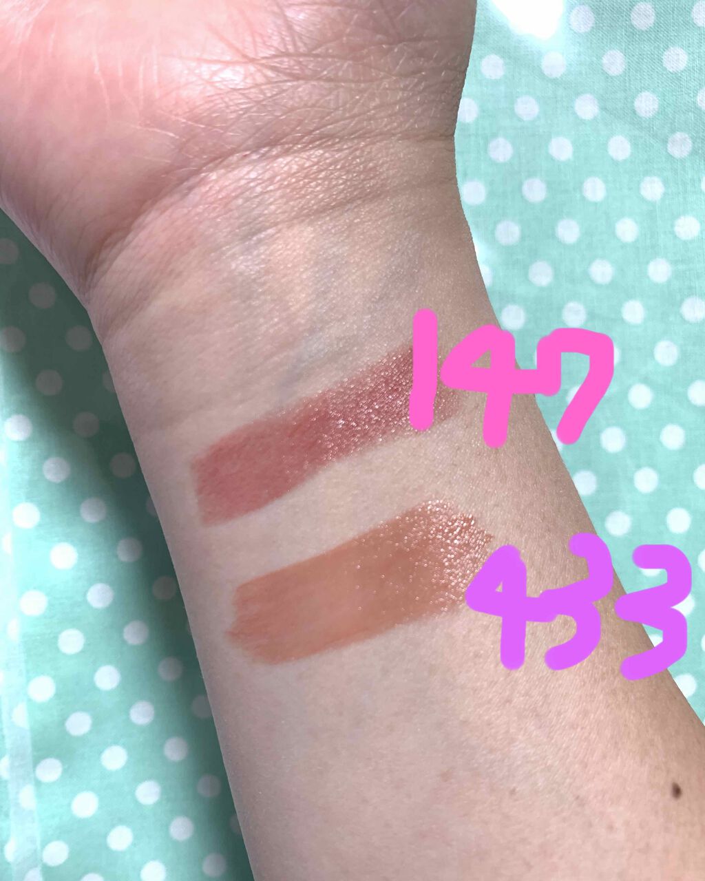 ルージュ ピュールクチュール ヴェルニ ヴィニルクリーム/YVES SAINT LAURENT BEAUTE/口紅を使ったクチコミ（2枚目）