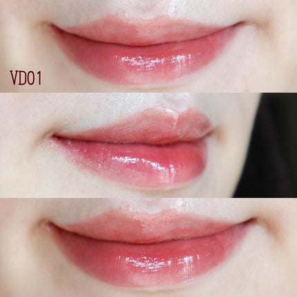 アンドバイロムアンド グラッシーボムティント/&nd by rom&nd/リップティントを使ったクチコミ(3枚目)