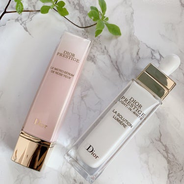 Dior 【旧】プレステージ ホワイト ラ ソリューション ルミエールのクチコミ「肌のくすみやむくみが気になるこれからの季節におすすめの２つのプレステージ。
屋内外での様々な.....」（1枚目）