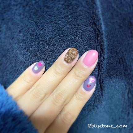 ジェルネイル(ライト対応)/セリア/ジェルネイルを使ったクチコミ(4枚目)