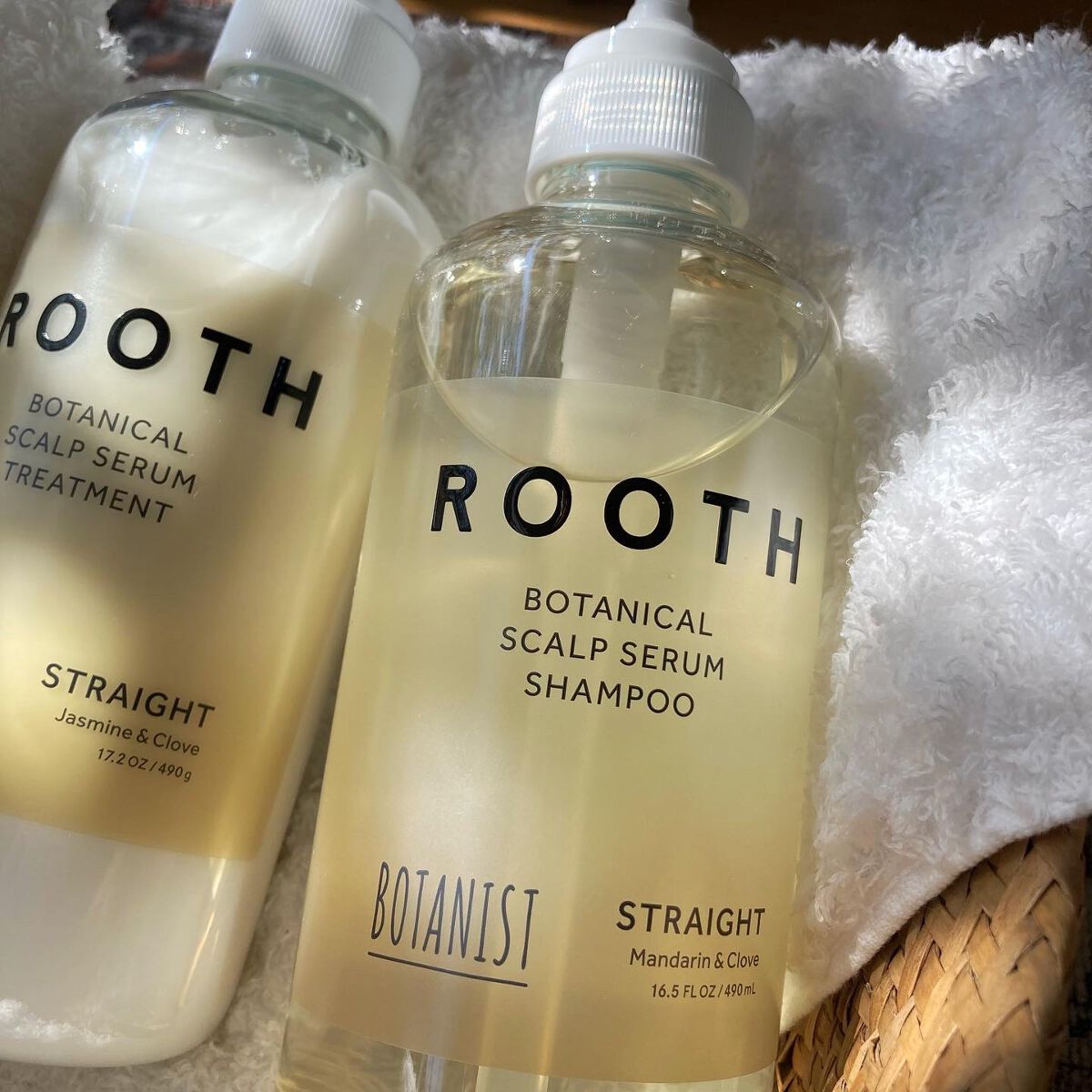 ルース ボタニカルスカルプセラム シャンプー・トリートメント（ストレート）/BOTANIST/市販シャンプーを使ったクチコミ（2枚目）