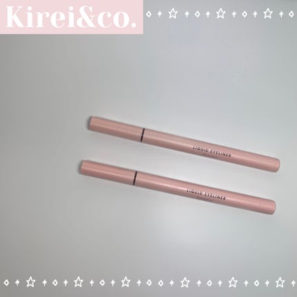 リキッドアイライナー/Kirei&co./リキッドアイライナーを使ったクチコミ(1枚目)