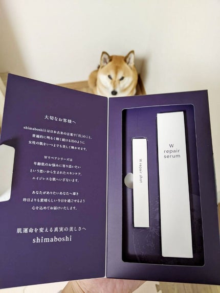 Wリペアショット/shimaboshi/美容液を使ったクチコミ(2枚目)
