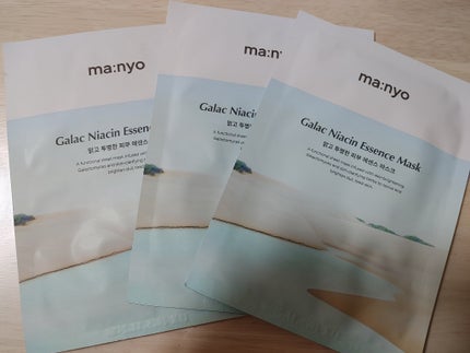 ガラクナイアシン エッセンスマスク/manyo/シートマスク・パックを使ったクチコミ(1枚目)
