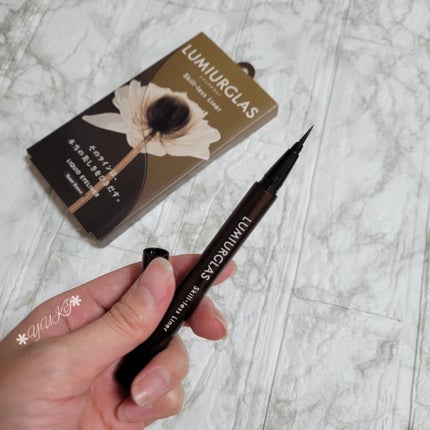 スキルレスライナー/LUMIURGLAS/リキッドアイライナーを使ったクチコミ(4枚目)