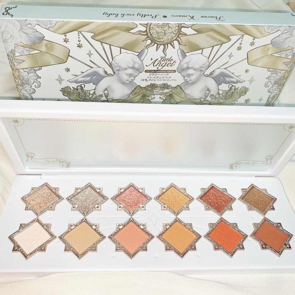 リトルエンジェル12色アイシャドウパレット/FlowerKnows/アイシャドウパレットを使ったクチコミ（3枚目）