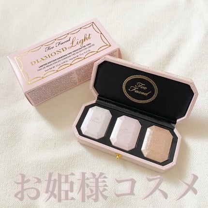 ~ダイヤモンドライト シリーズ~ マルチユース ハイライター トリオ/Too Faced/パウダーハイライトを使ったクチコミ(1枚目)
