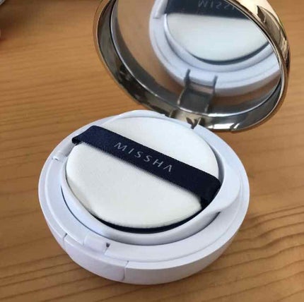 M クッション ファンデーション(モイスチャー)/MISSHA/クッションファンデーションを使ったクチコミ(2枚目)