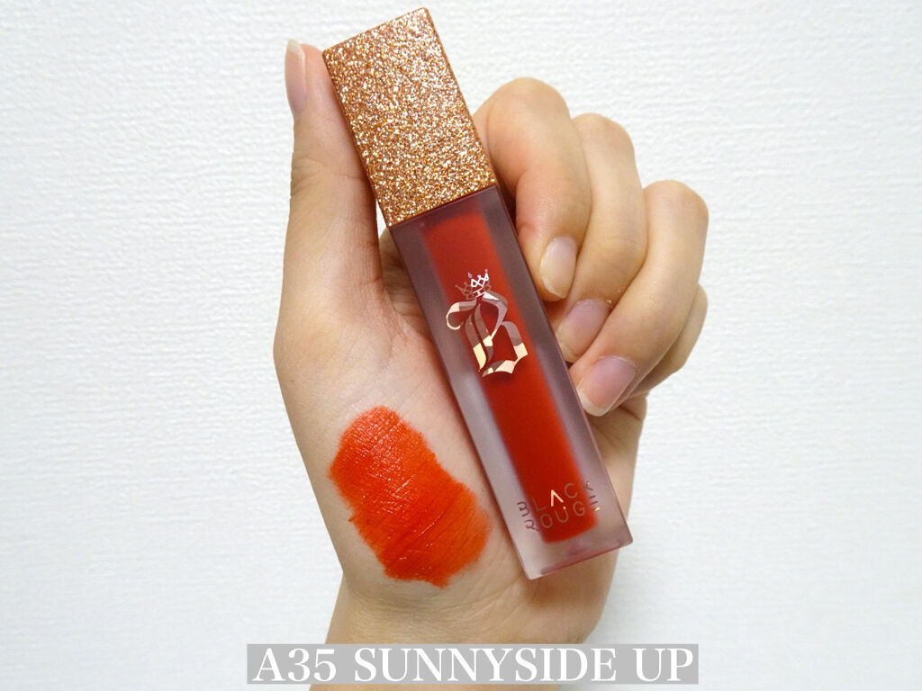 エアフィットベルベットティント7 A34 バーントクイーン/BLACK ROUGE/リップティントを使ったクチコミ（3枚目）