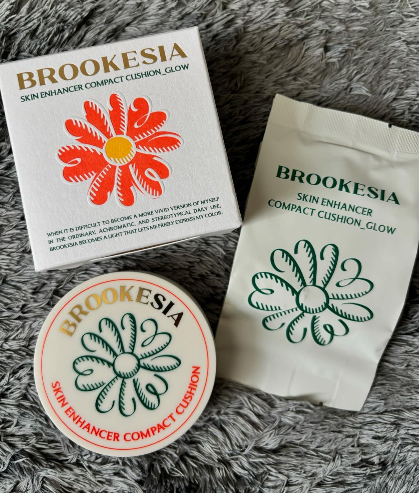 スキンエンハンサー コンパクトクッション(グロー)/BROOKESIA/クッションファンデーションを使ったクチコミ(1枚目)