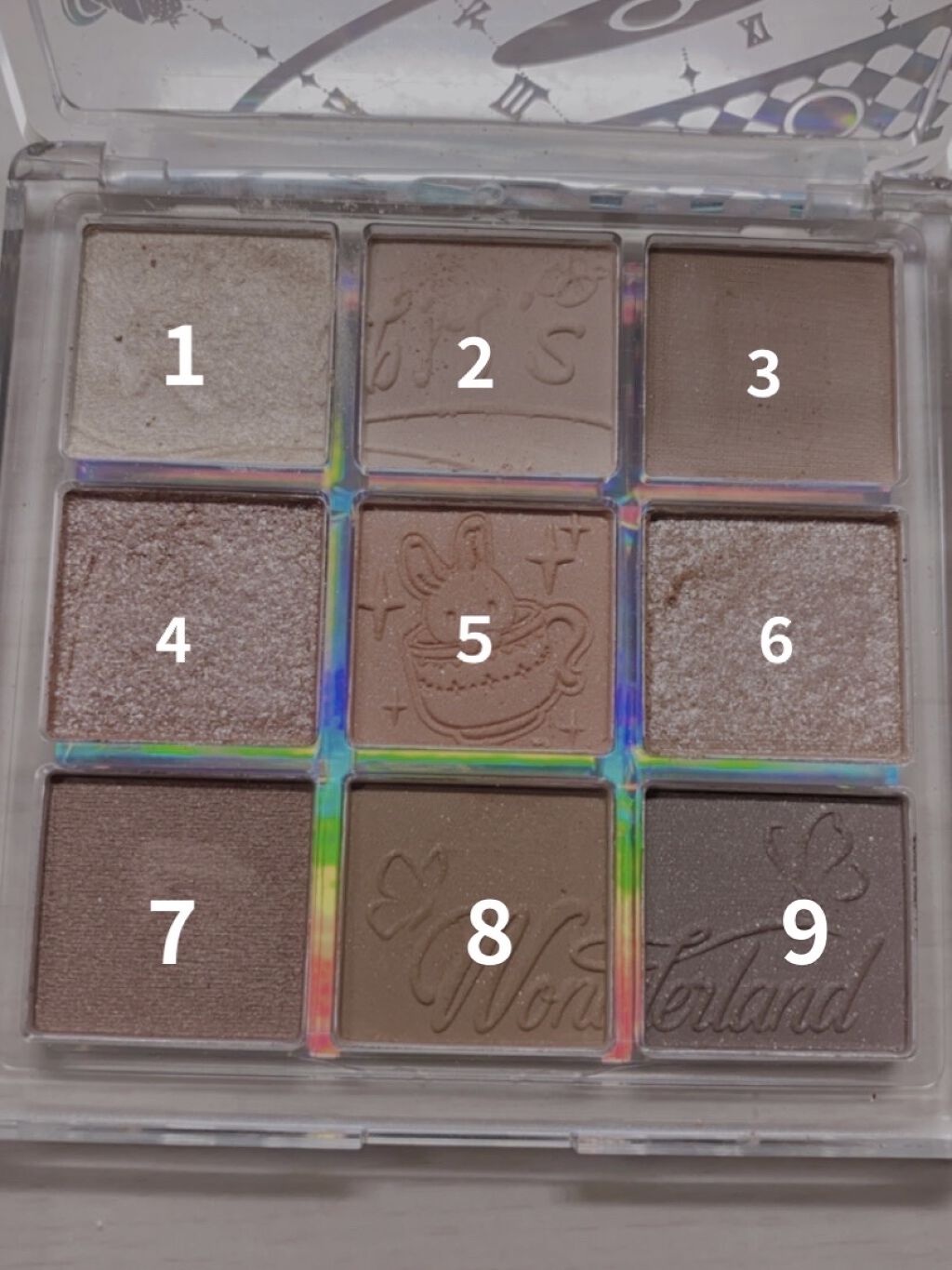 クォーツ 9色アイシャドウパレット(ドリームランドアイシャドウ)/ZEESEA/アイシャドウパレットを使ったクチコミ（2枚目）