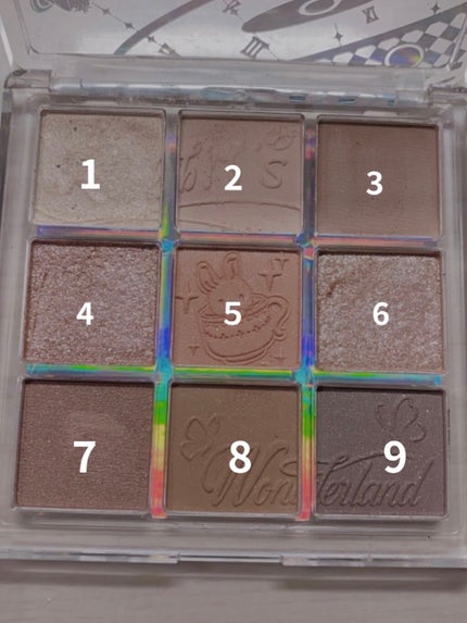 クォーツ 9色アイシャドウパレット(ドリームランドアイシャドウ)/ZEESEA/アイシャドウパレットを使ったクチコミ(2枚目)