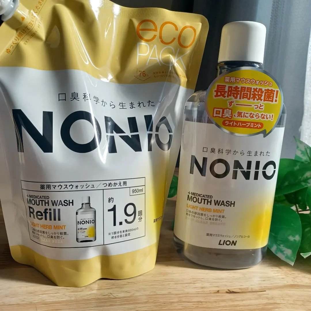 NONIOマウスウォッシュ ノンアルコールライトハーブミント 1000ml/NONIO/マウスウォッシュ・スプレーを使ったクチコミ（1枚目）