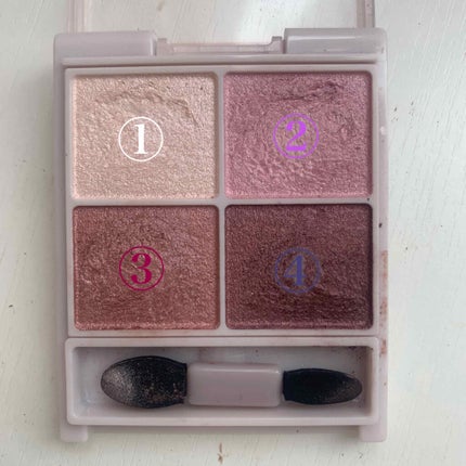 シルキースフレアイズ/キャンメイク/アイシャドウパレットを使ったクチコミ(2枚目)