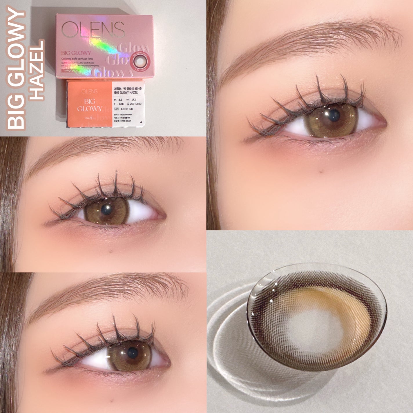Glowy 1day/OLENS/ワンデー(1DAY)カラコンを使ったクチコミ(4枚目)