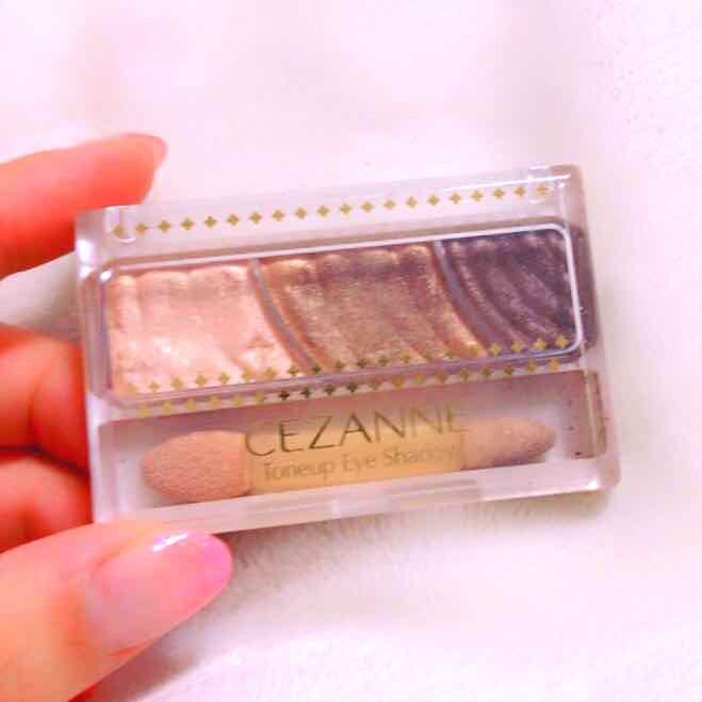 トーンアップアイシャドウ/CEZANNE/アイシャドウパレットを使ったクチコミ(1枚目)