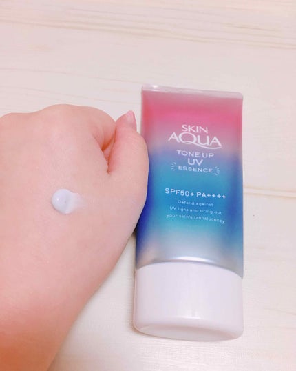 スキンアクア トーンアップUVエッセンス/スキンアクア/日焼け止めクリームを使ったクチコミ(2枚目)