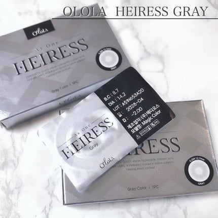 エアリス(Heiress)/OLOLA/カラーコンタクトレンズを使ったクチコミ(4枚目)