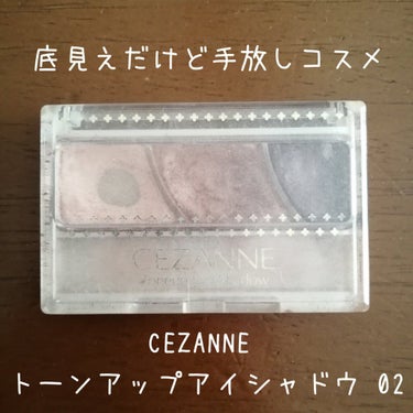 トーンアップアイシャドウ/CEZANNE/アイシャドウパレットを使ったクチコミ（1枚目）