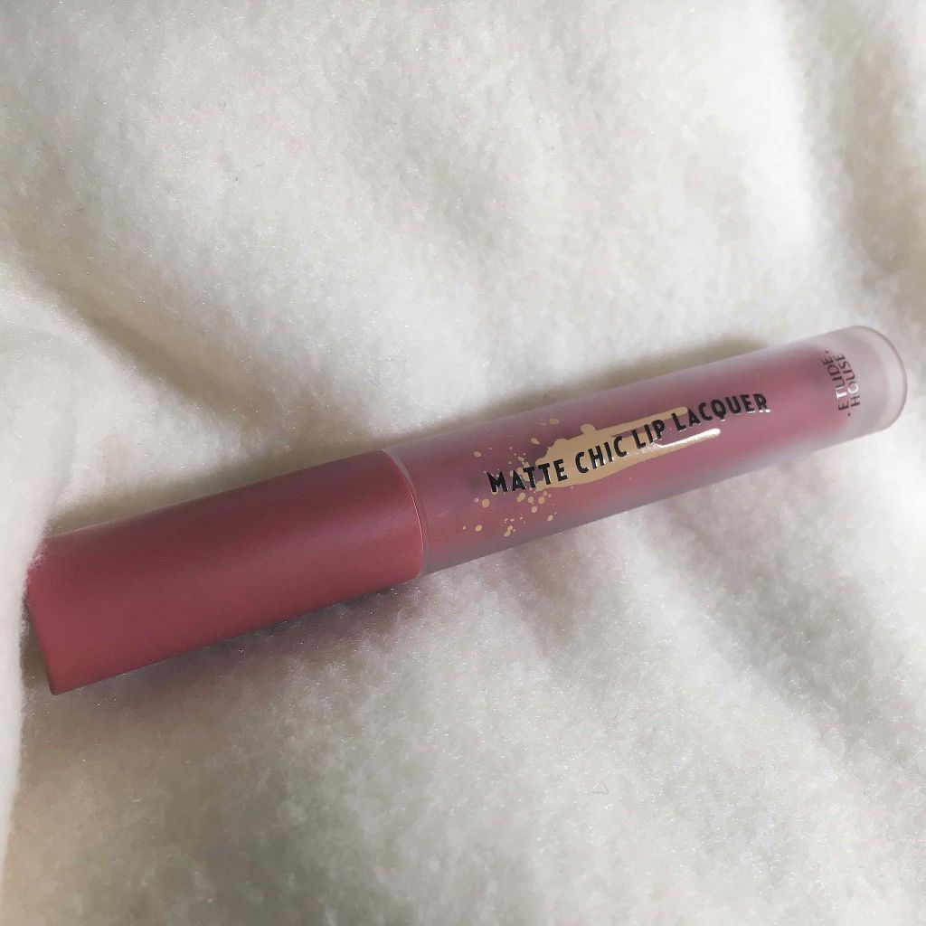 マットシックリップラッカー/ETUDE/口紅を使ったクチコミ(1枚目)