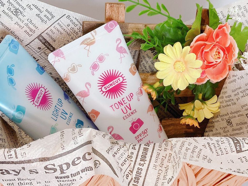 トーンアップUV エッセンス/サンカット®/日焼け止めローションを使ったクチコミ（1枚目）