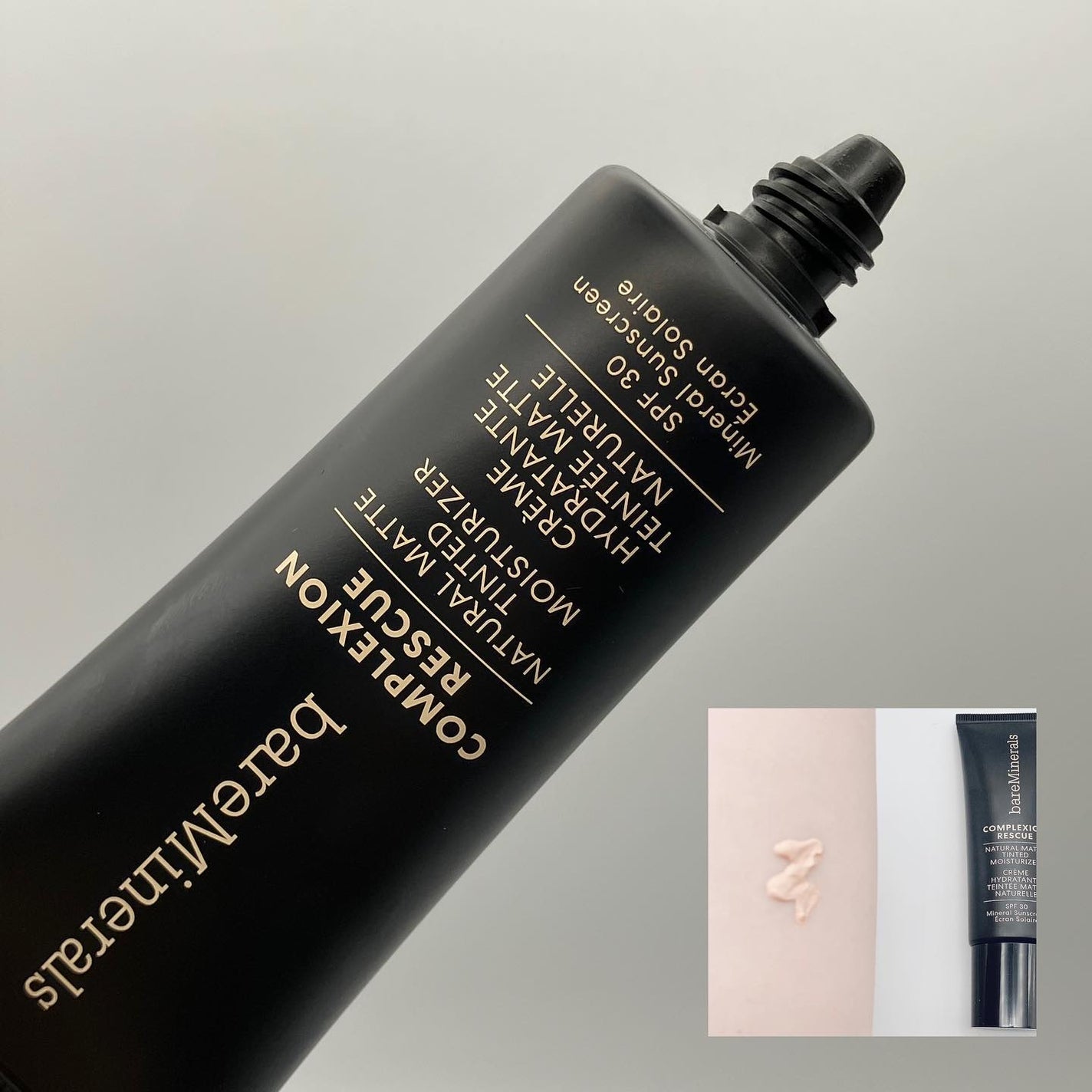 CR ナチュラル マット モイスチャライザー/bareMinerals/クリーム・エマルジョンファンデーションを使ったクチコミ(2枚目)