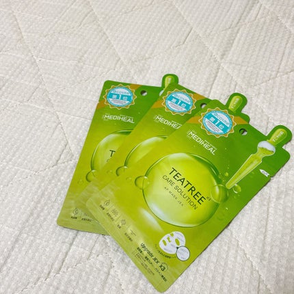 ティーツリーケアソリューション アンプルマスクJEX/MEDIHEAL/シートマスク・パックを使ったクチコミ(1枚目)
