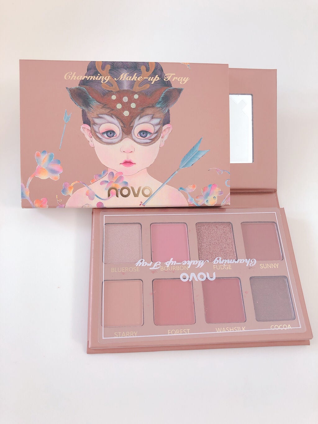 アイシャドウ パレット 8カラー/NOVO/アイシャドウパレットを使ったクチコミ(1枚目)