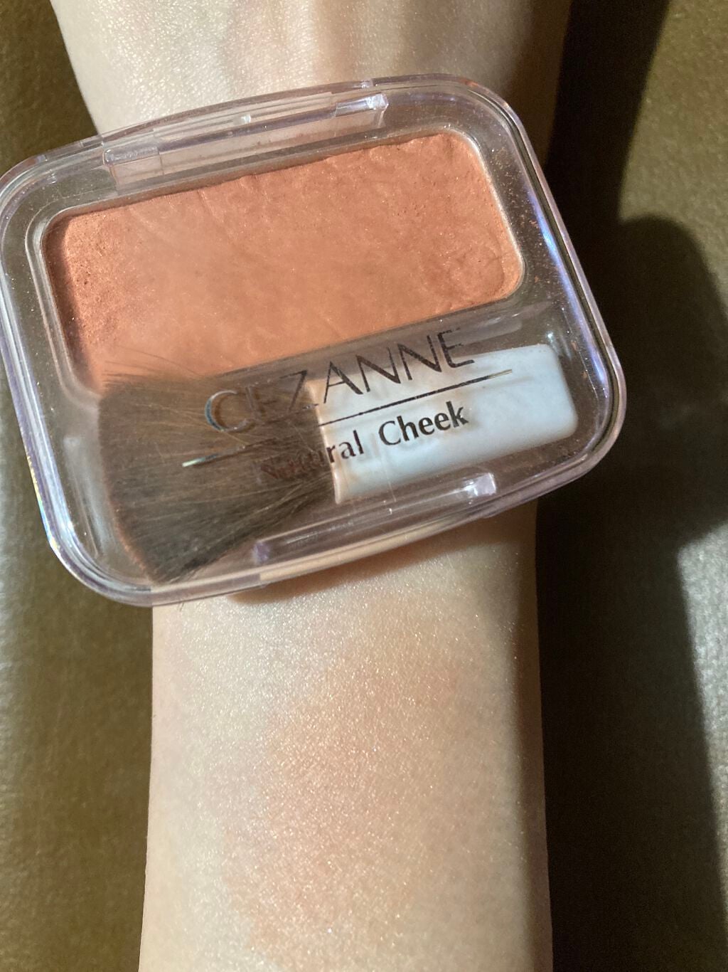 ナチュラル チークN/CEZANNE/パウダーチークを使ったクチコミ(2枚目)