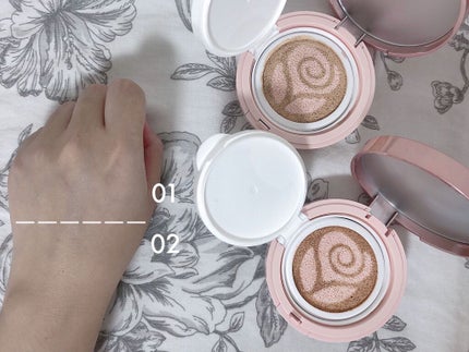 ZEESEA メタバースピンクシリーズ ソフトフォーカスツートンBBクッション/ZEESEA/クッションファンデーションを使ったクチコミ(4枚目)