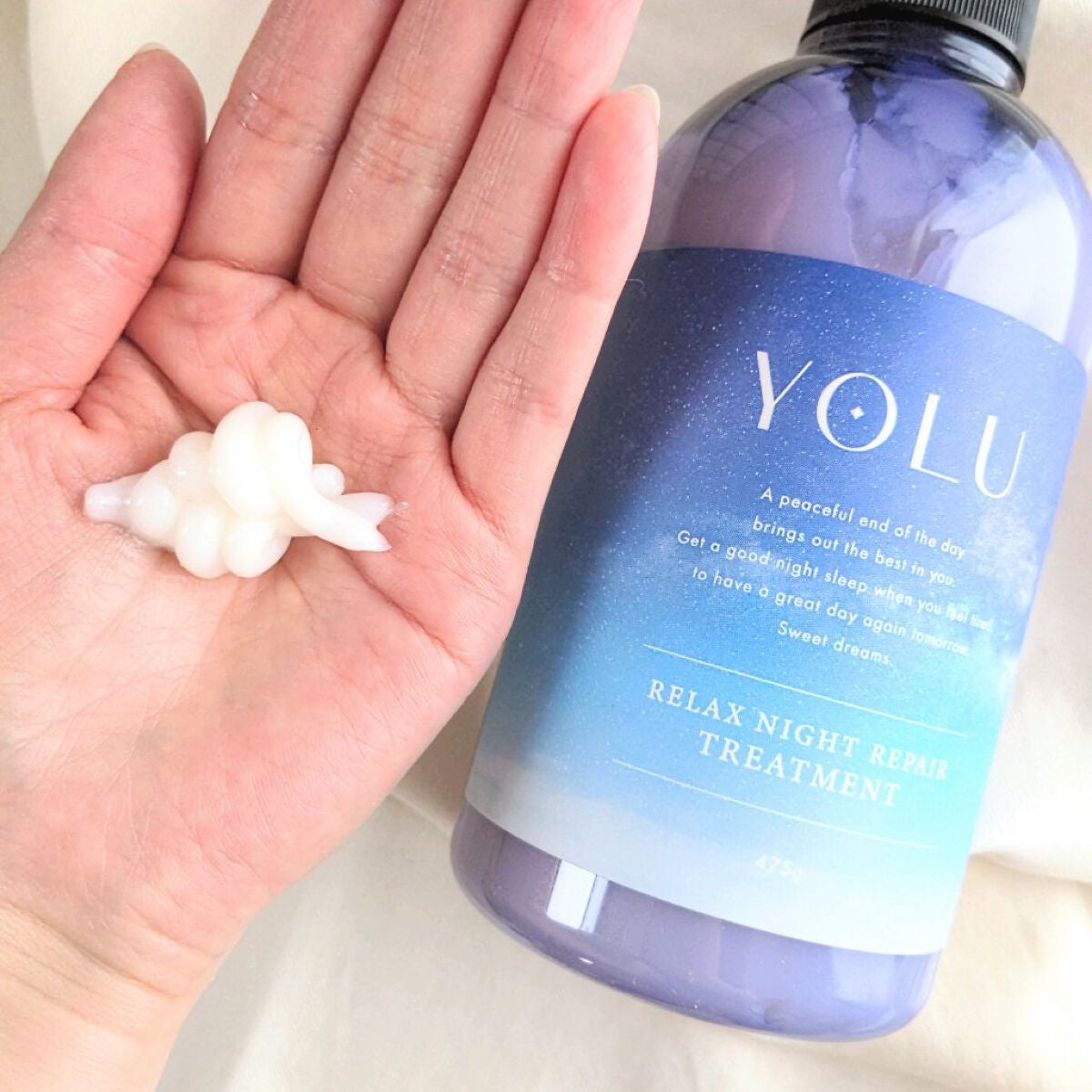 カームナイトリペアシャンプー/トリートメント/YOLU/市販シャンプーを使ったクチコミ(5枚目)