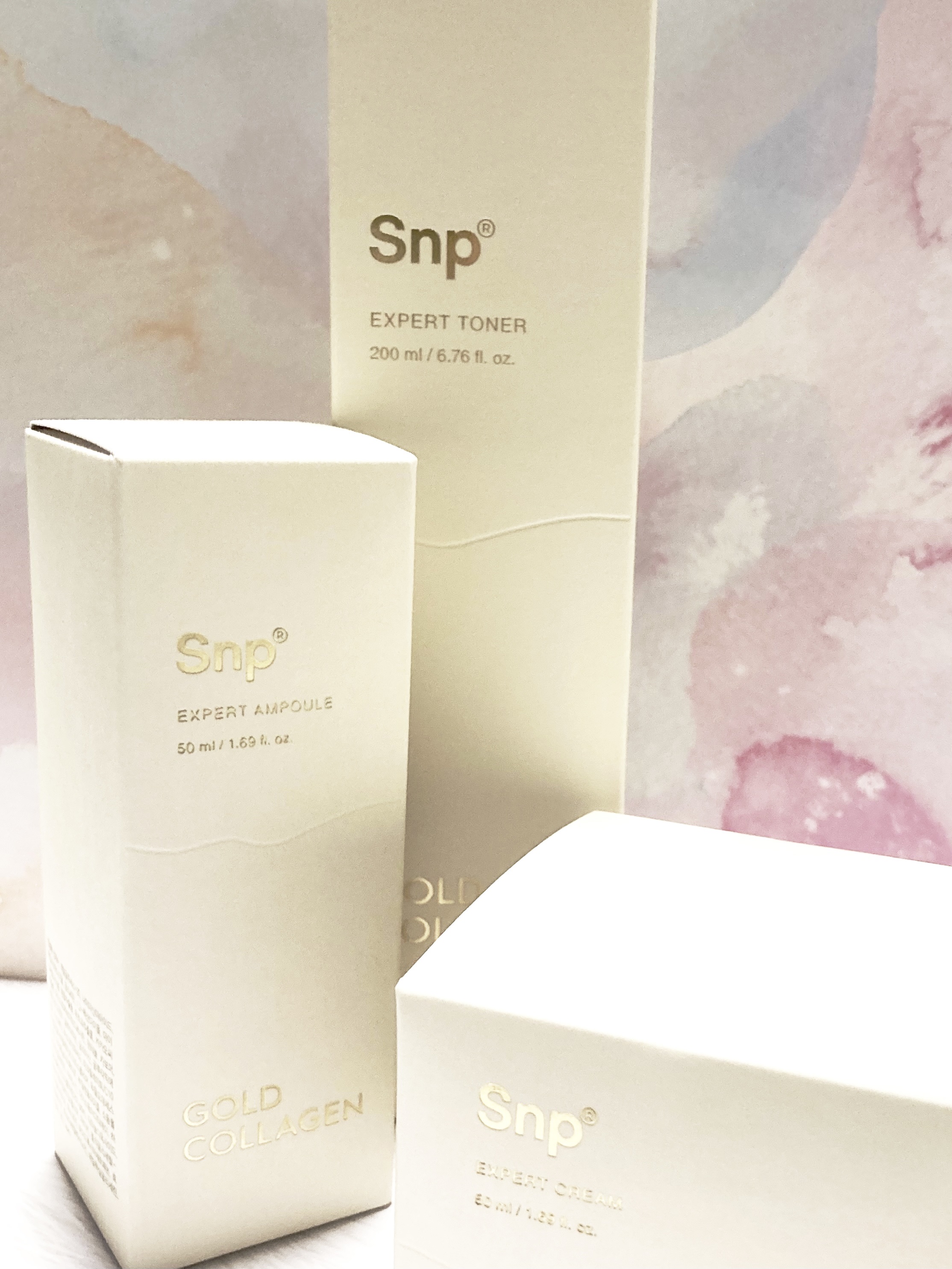 ゴールドコラーゲンエキスパートアンプル/SNP/美容液を使ったクチコミ（1枚目）