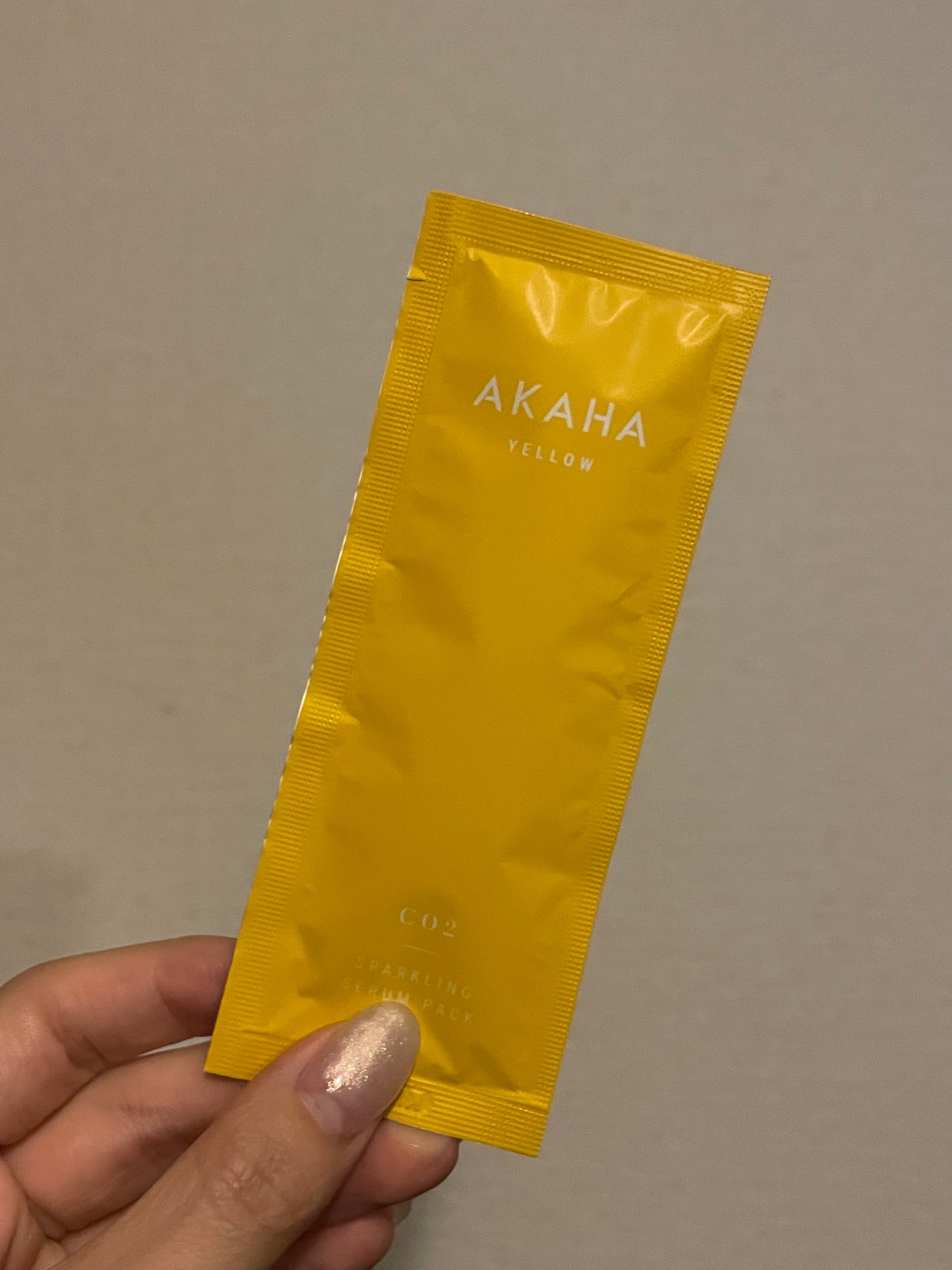 スパークリングセラムパック【YELLOW】/AKAHA/シートマスク・パックを使ったクチコミ(3枚目)