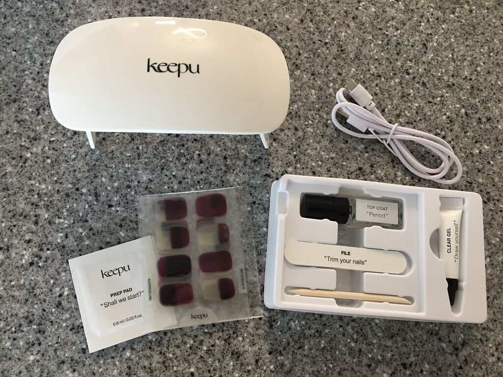 セルフカスタム ネイルシール/KEEPU/ネイルシールを使ったクチコミ（1枚目）