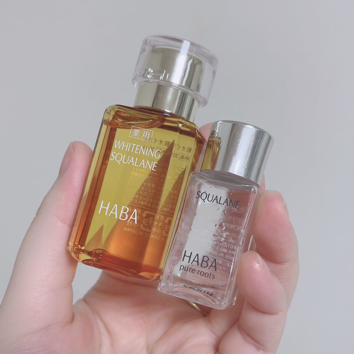 薬用ホワイトニングスクワラン/HABA/フェイスオイルを使ったクチコミ（1枚目）