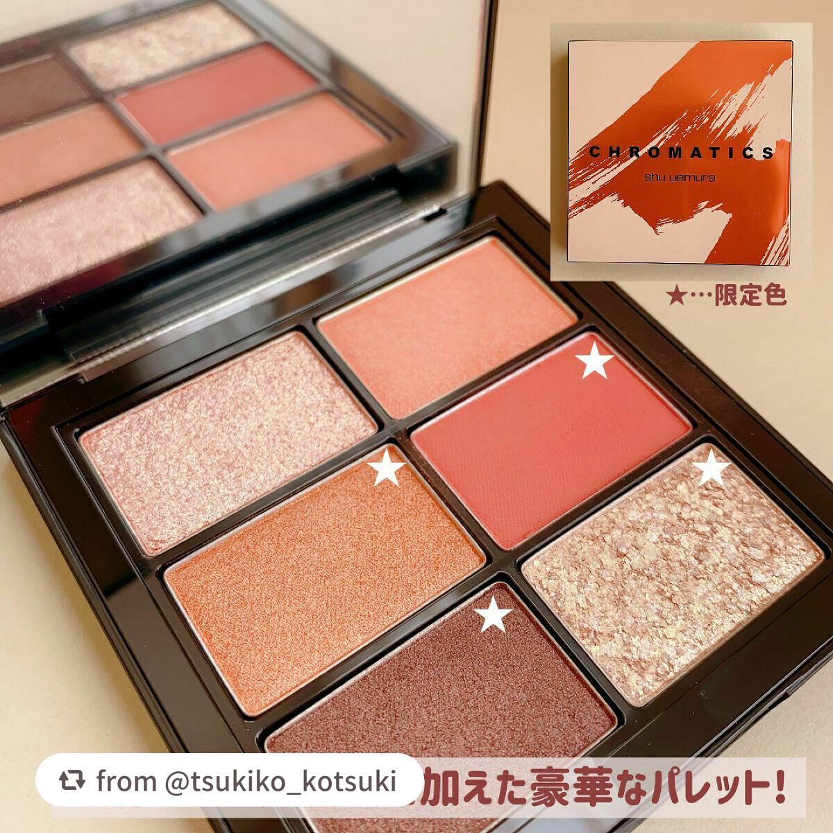 クロマティックス ウキバナジンジャー/shu uemura/アイシャドウパレットを使ったクチコミ(6枚目)