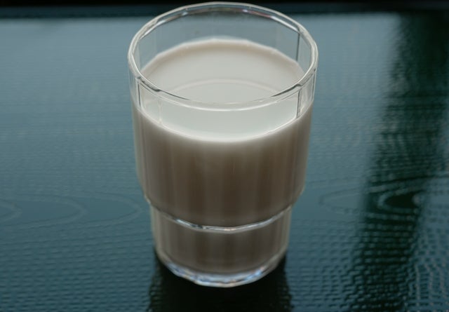 コップに入った豆乳ドリンク