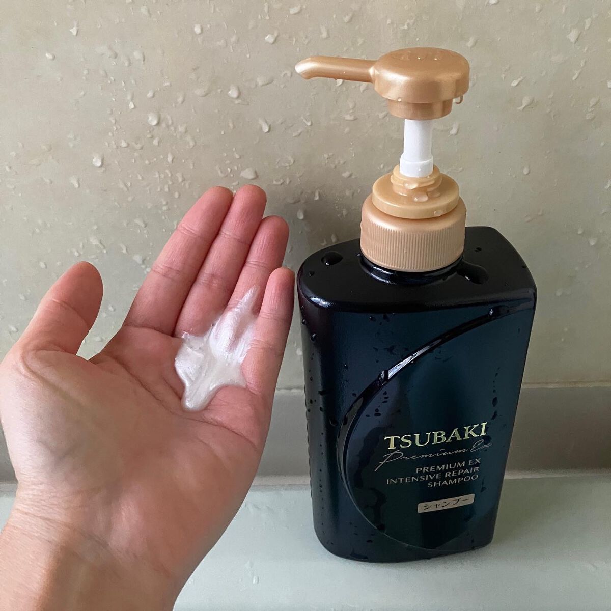 プレミアムＥＸ インテンシブリペア ＜シャンプー＞／コンディショナー＜ヘアトリートメント＞ /TSUBAKI/市販シャンプーを使ったクチコミ（2枚目）