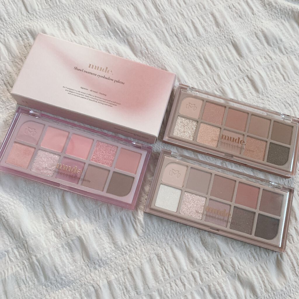 MDショールモーメント アイシャドウパレット/mude./アイシャドウパレットを使ったクチコミ（1枚目）