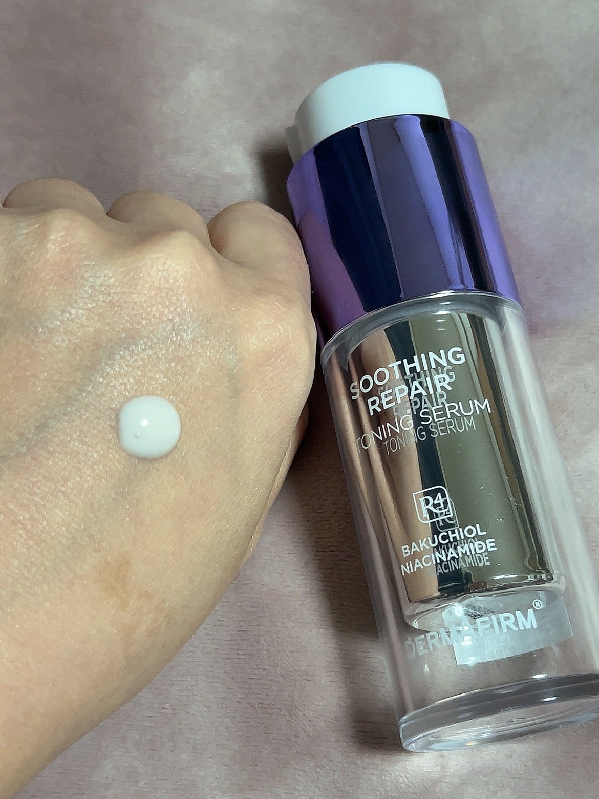 SOOTHING REPAIR TONING SERUM R4/ダーマファーム/美容液を使ったクチコミ(3枚目)