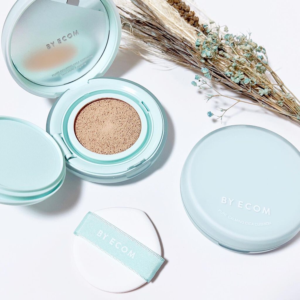 ピュアカーミングシカ クッションファンデーション/BY ECOM/クッションファンデーションを使ったクチコミ(1枚目)